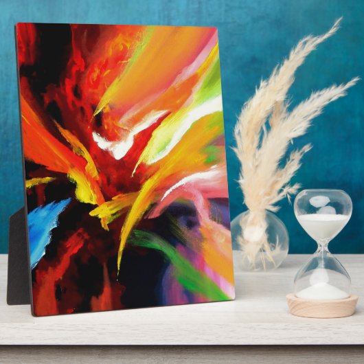 Abstrakte Malerei von Serdar Hizli Fotoplatte (Seite)