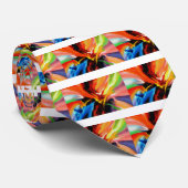 Abstrakte Malerei von Serdar Hizli Krawatte (Gerollt)