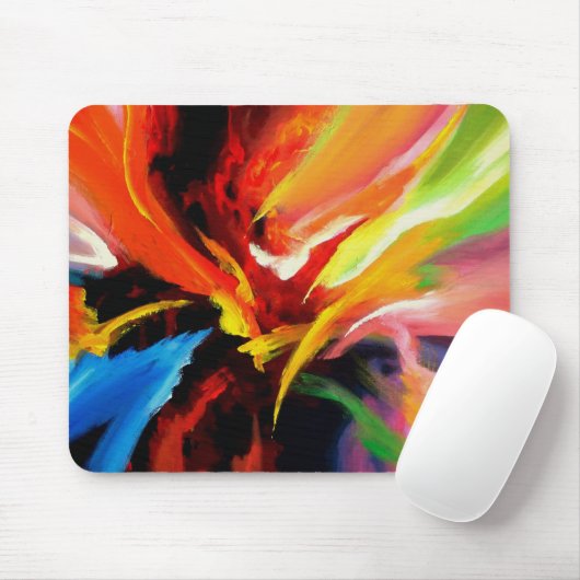 Abstrakte Malerei von Serdar Hizli Mousepad (Mit Mouse)