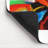 Abstrakte Malerei von Serdar Hizli Mousepad (Ecke)