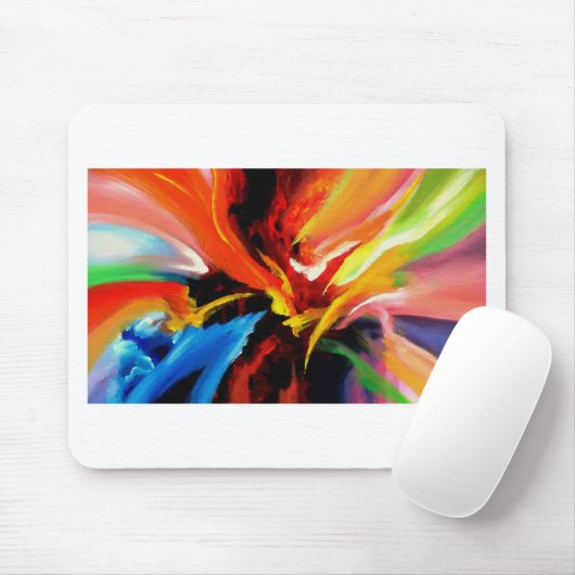 Abstrakte Malerei von Serdar Hizli Mousepad (Mit Mouse)