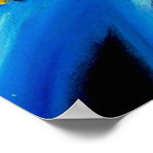 Abstrakte Malerei von Serdar Hizli Poster (Ecke)