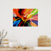 Abstrakte Malerei von Serdar Hizli Poster (Küche)