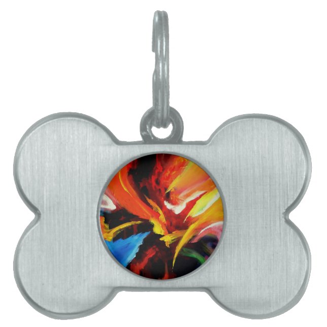 Abstrakte Malerei von Serdar Hizli Tiermarke (Vorderseite)