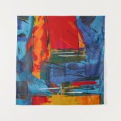 Abstrakte Malerei Wandteppich (Vorderseite (Horizontal))