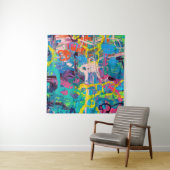 Abstrakte Malerei Wandteppich (Beispiel (Horizontal))