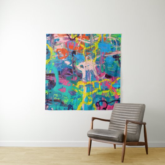 Abstrakte Malerei Wandteppich (Beispiel (Horizontal))