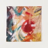 Abstrakte Malerei Wandteppich (Vorderseite (Horizontal))