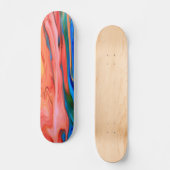 Abstrakte Malergestaltung Skateboard (Vorderseite)