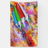 Abstrakte Malerin Banner (Vertikal)
