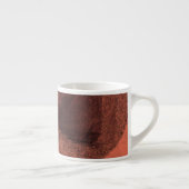 Abstrakte Malerpinsel in Rot-Gelb Espressotasse (Rechts)