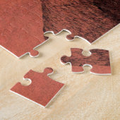 Abstrakte Malerpinsel in Rot-Gelb Puzzle (Seite)