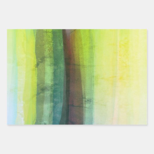 Abstrakte Malervariante Geschenkpapier Set (Vorderseite)