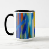 Abstrakte Malfarben #58 Tasse (Links)