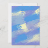 abstrakte Malkunst Einladung (Rückseite)