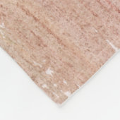 Abstrakte Malkunst in rosa grün gestreift Fleecedecke (Ecke)