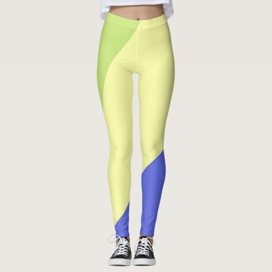 abstrakte Malkunst Leggings (Vorderseite)
