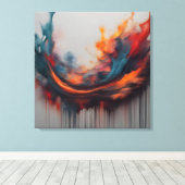 Abstrakte Malkunst Leinwanddruck (Insitu (Holzboden))