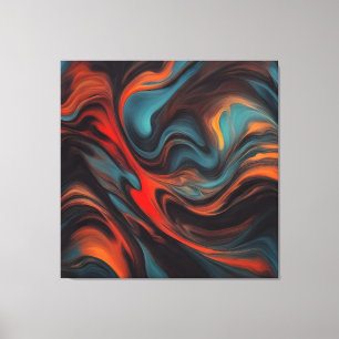Abstrakte Malkunst Leinwanddruck