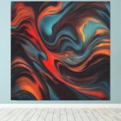 Abstrakte Malkunst Leinwanddruck (Insitu (Holzboden))