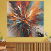 Abstrakte Malkunst Leinwanddruck (Insitu (Wohnzimmer))