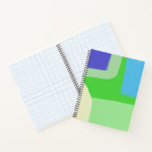 abstrakte Malkunst Notizblock (Innenseite)