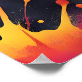 Abstrakte Malkunst Poster (Ecke)