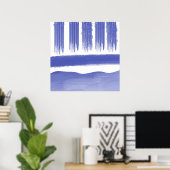 abstrakte Malkunst Poster (Heimbüro)