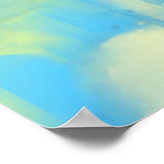 abstrakte Malkunst Poster (Ecke)