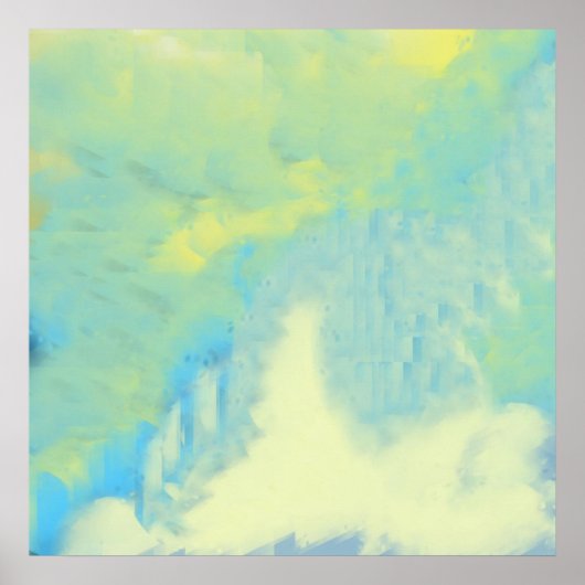 abstrakte Malkunst Poster (Vorne)