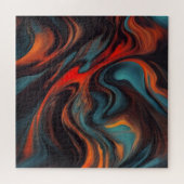 Abstrakte Malkunst Puzzle (Horizontal)