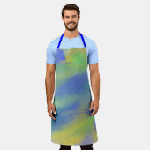 abstrakte Malkunst Schürze (Getragen)