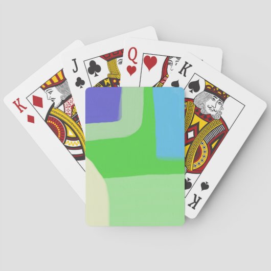 abstrakte Malkunst Spielkarten (Rückseite)
