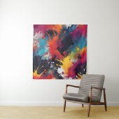 Abstrakte Malkunst Wandteppich (Beispiel)