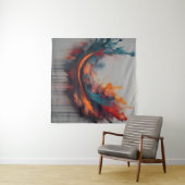 Abstrakte Malkunst Wandteppich (Beispiel (Horizontal))