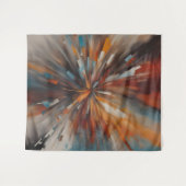 Abstrakte Malkunst Wandteppich (Vorderseite (Horizontal))