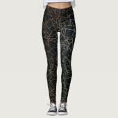 Abstrakte Malmuster Frauen Leggings (Vorderseite)