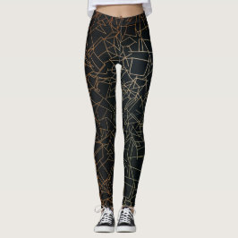 Abstrakte Malmuster Frauen Leggings