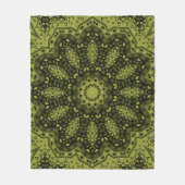 Abstrakte Mandala Ethno Fleecedecke (Vorderseite)