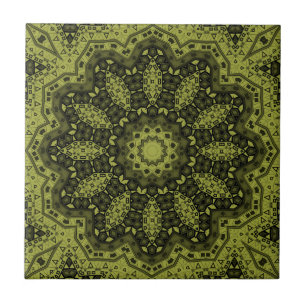 Abstrakte Mandala Ethno Fliese