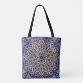 Abstrakte Mandala Ethno Tasche (Rückseite)