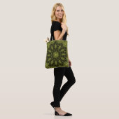 Abstrakte Mandala Ethno Tasche (Am Model)