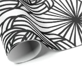 Abstrakte Mandala-Färbung ist farbbereit Geschenkpapier (Rolleneckpunkt)