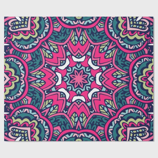 Abstrakte Mandala-Geschenkideen #6 Geschenkpapier (Flach)