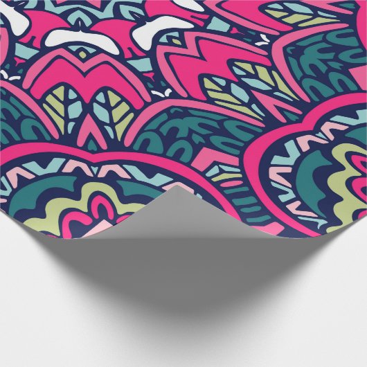 Abstrakte Mandala-Geschenkideen #6 Geschenkpapier (Ecke)