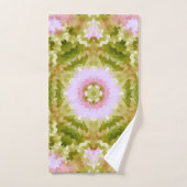 Abstrakte Mandala-Kaleidoskop-Rundformen Badhandtuch Set (Handtuch)