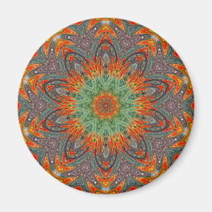 abstrakte Mandala Magnet