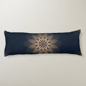 Abstrakte Mandala Seitenschläferkissen (Rückseite)