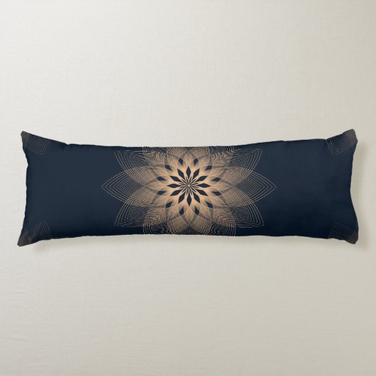 Abstrakte Mandala Seitenschläferkissen (Vorderseite)