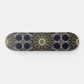 Abstrakte Mandala-Straßenkunst Skateboard (Horizontal)